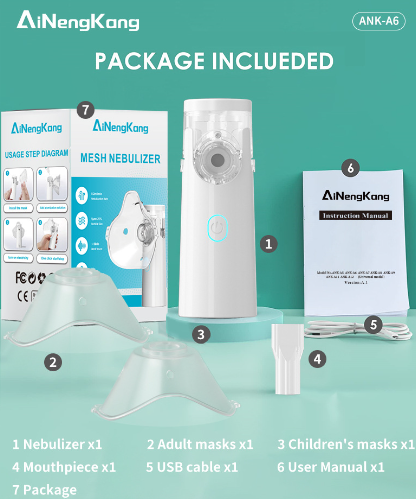 Portable Nebulizer Handheld respiratory Inhaler Device