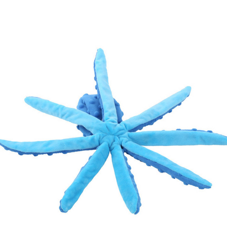 Interactive Bite-resistant Plush Octopus Pet Toy
