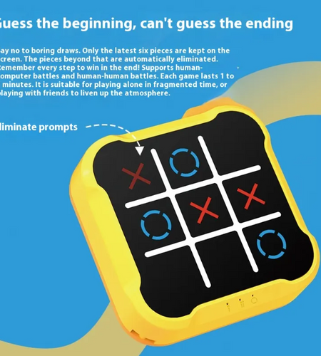 Educational Tic-Tac-Toe Toy for Kids