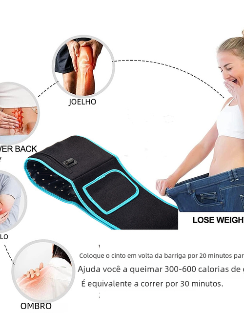 Load image into Gallery viewer, Long Wave Red Light Therapy Heating Waist Belt
