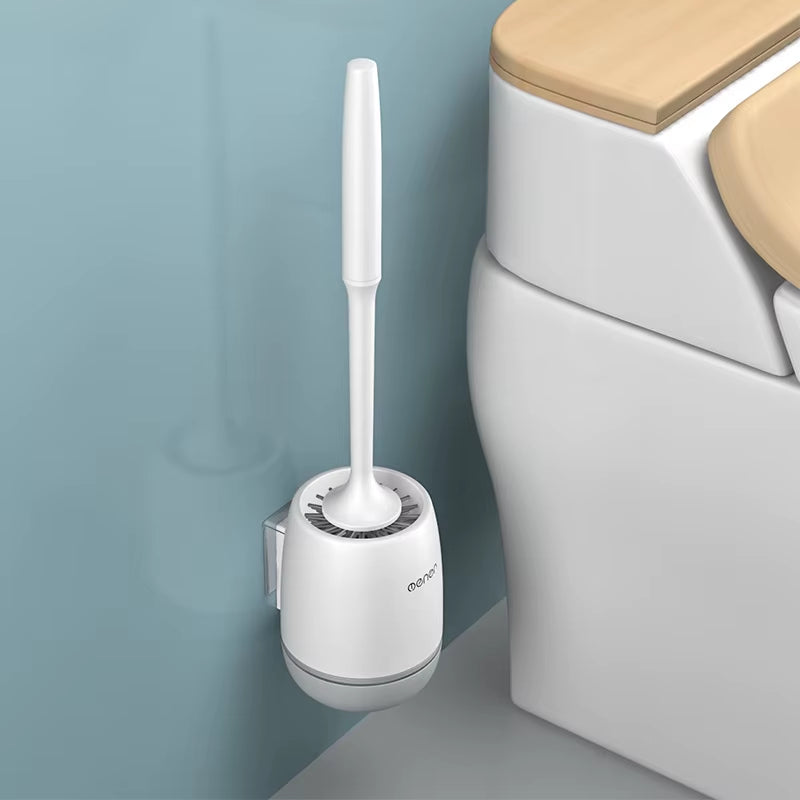 '-Silicone Toilet Brush Cleaner Brush Wall Floor Bathtubs and Accessories Cleaning Tools Cleanliness Bathroom Accessories
