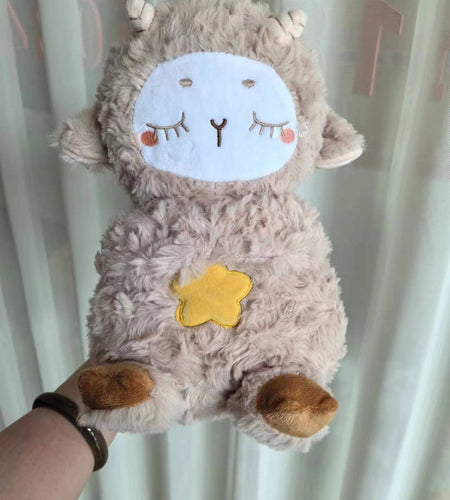 Sound Machine ease 'n Snuggle Otter Portable Plush Baby Toy with Sensory Details Music Lights & Rhythmic Breathing Motion