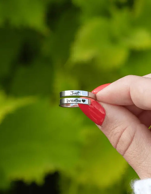 Load image into Gallery viewer, Silver Spiral Heart Ring
